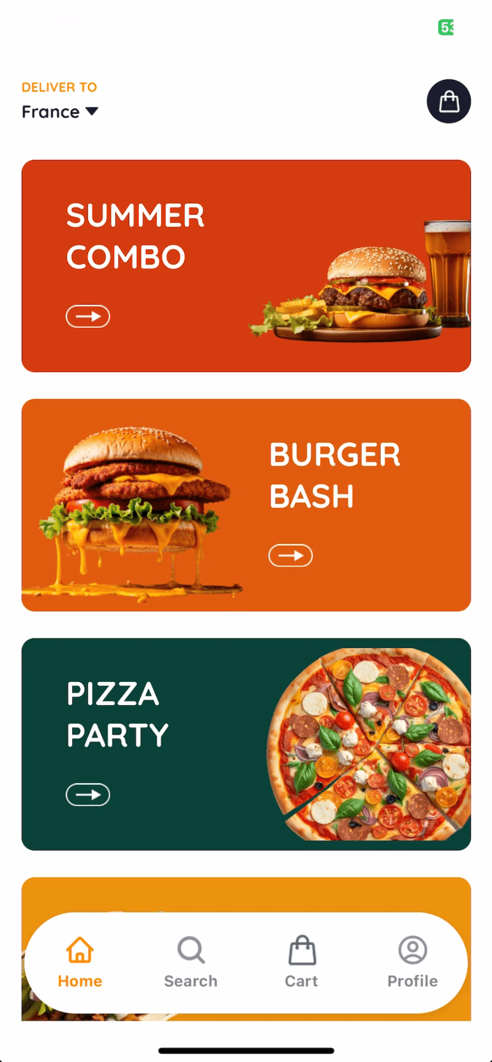 Fast Food App